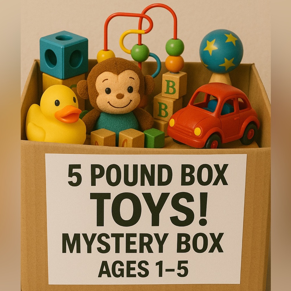 5 Pound Box of Toys! 🧸 Mystery Box for Kids Ages 1–5 –